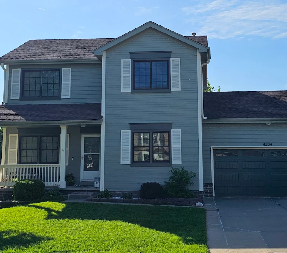 Professional exterior painting project in Omaha-Council Bluffs by That 1 Painter