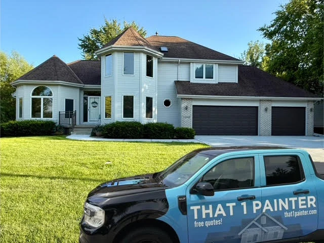 Professional exterior painting project in Omaha-Council Bluffs by That 1 Painter