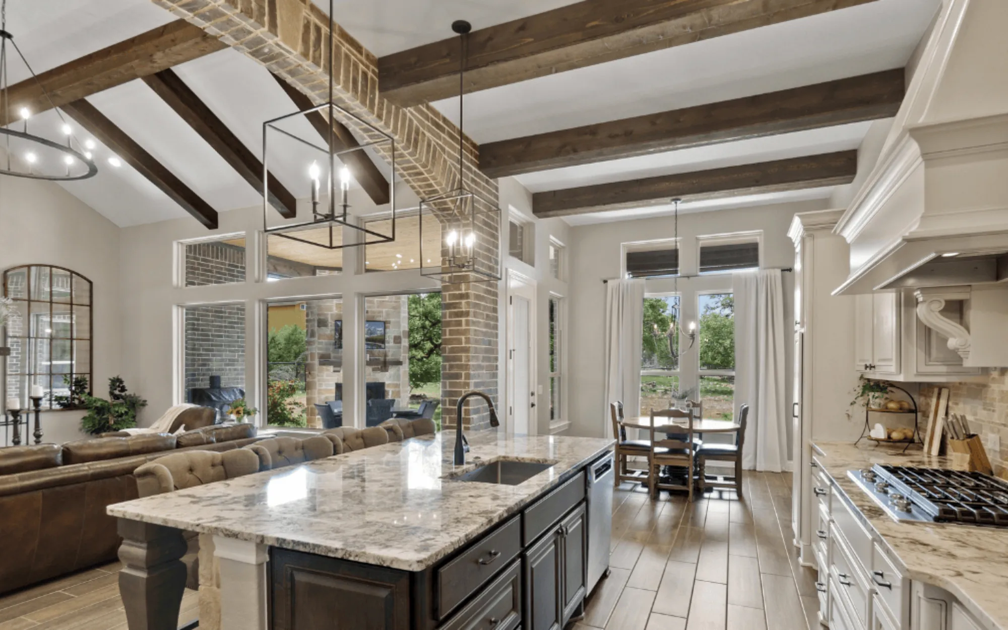 Open concept great room interior painting in a Peoria home by That 1 Painter