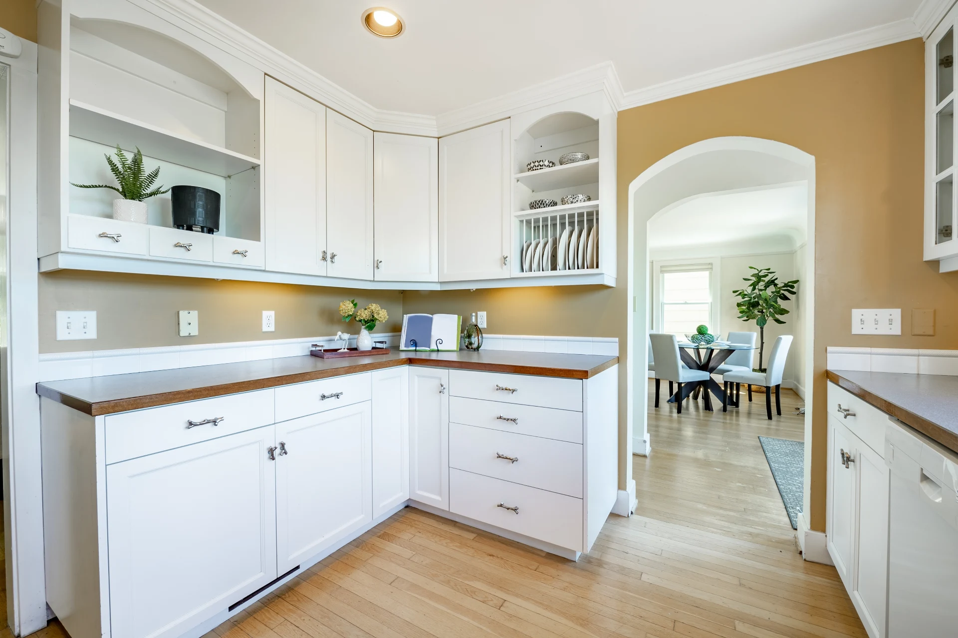 Professional cabinet & interior painting project in Akron by That 1 Painter