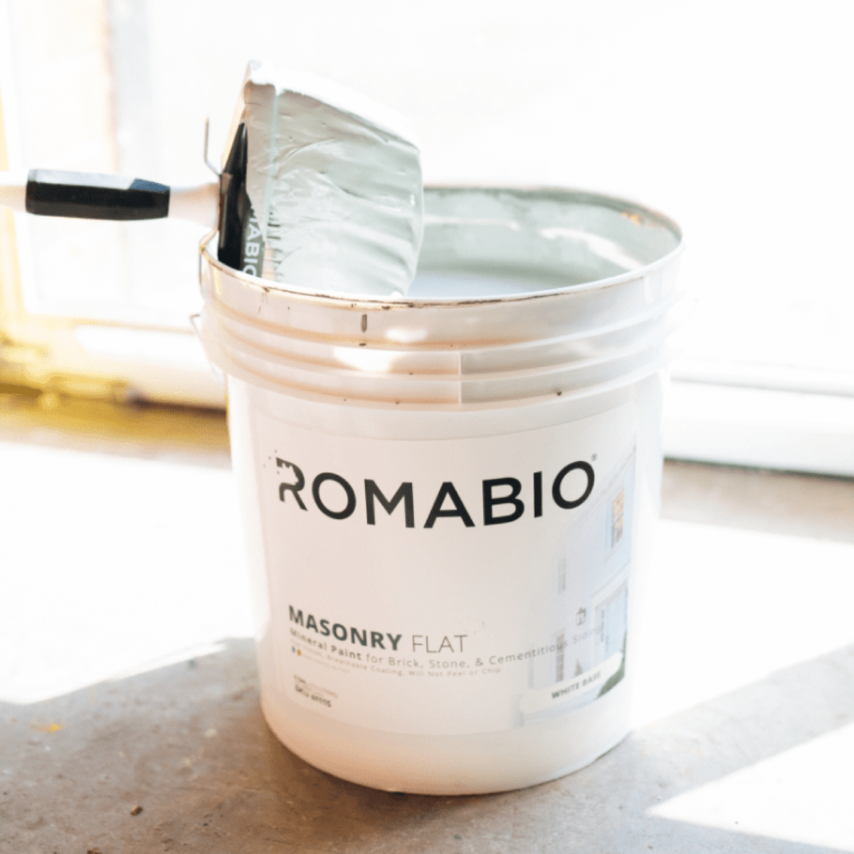 How to Paint A Brick House: Masonry Flat by Romabio